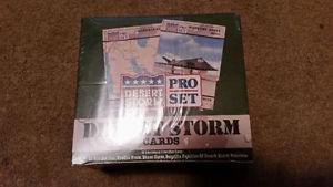 Box of Unopened Desert Storm Trading Cards