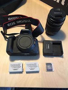 Canon EOS Rebel t5i and accessories