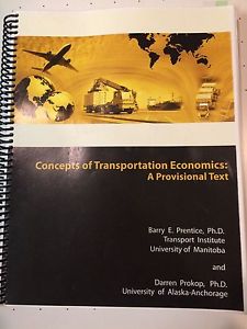 Concepts of transportation economics