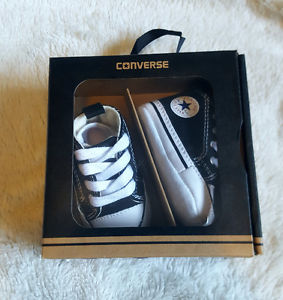 Converse Baby Shoes size 1 (black)