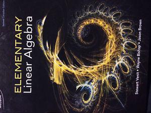 Elementary linear algebra second Canadian edition