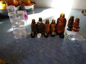 Essential oil starters lot bottles/containers