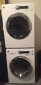 GE Apartment Sized Stackable Washer and Dryer