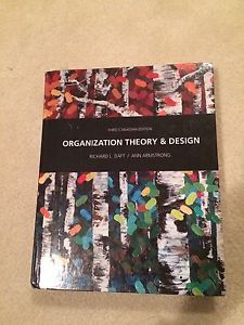GMGT  organization theory & design textbook