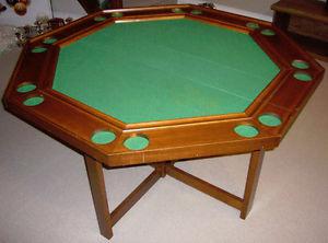 Games/Poker Table & Four Chairs