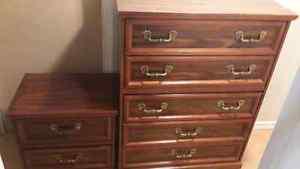 Highboy and night stand set..can deliver