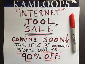 INTERNET TOOL SALE 3 DAYS ONLY* WED, THUR,FRI ONLY