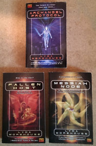 LINK Angel series #1-3 by Lyda Morehouse PB 1st Ed