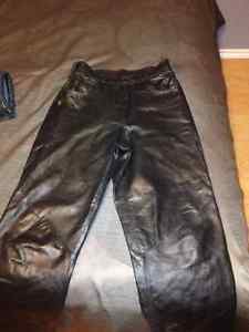 Leather Jacket ($40) & Pants ($20)