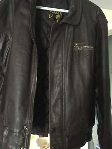 Mans Winter Leather Coat $45