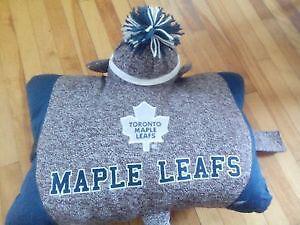 NHL Toronto Maple Leafs Sock Monkey Pillow