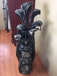 Nancy Lopez right handed clubs with hybrids