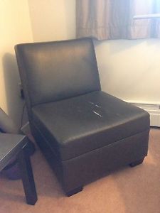 Pleather chair
