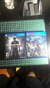 Ps4 uncharted 4 and final fantasy 15 fs