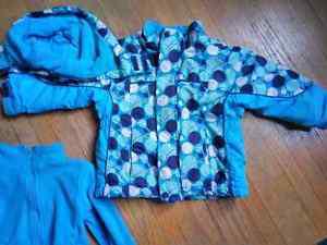Size 4T George Brand Blue Winter Jacket set