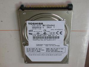 Toshiba MKGAX 120GB Internal laptop hard drive