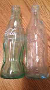 Vintage Coke bottles. $10 each or both for $15