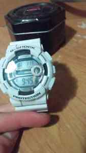 White Authentic G-Shock digital watch
