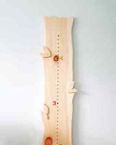 Wooden growth chart