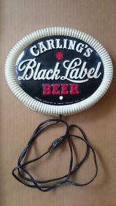 's Carling's Black Label Beer plastic sign