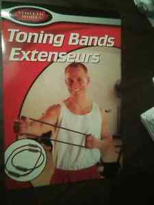 2 Piece Toning Bands Extension Exercise Kit with