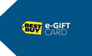 $50 Best Buy e- GiftCard selling for $30