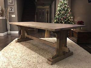 8' Rustic 17th Century French Monastery Dining Table
