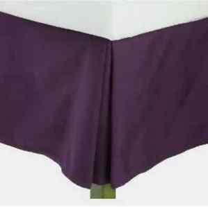 Bed skirt - dark purple $