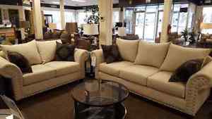 Beverly Sofa and Loveseat