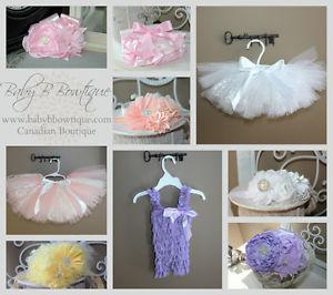 Boutique Items: headbands, diaper covers, tutus and more