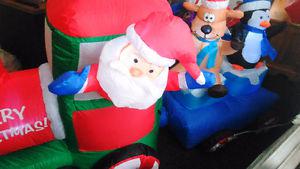 Christmas train inflatable