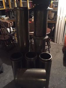 Complete 20ft. Oil Stove Chimney