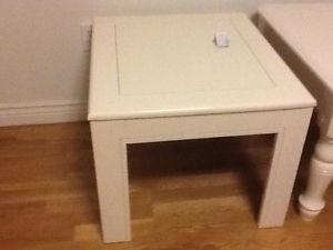 Cream single side table