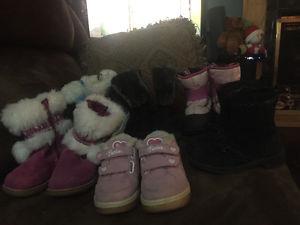 Girls sz 7 toddler footwear