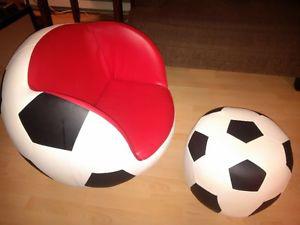 Leather soccer chair