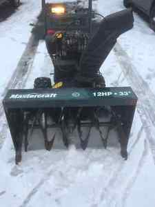 Mastercraft Deluxe Snowblower