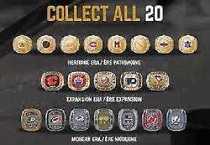 Molson Stanley Cup Ring Set.