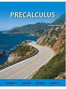 Precalculus 7th (seventh) Edition by Barnett, Raymond,