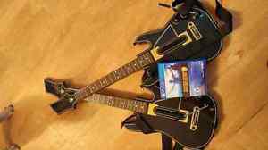 Ps4 Guitar Hero Live with two guitars