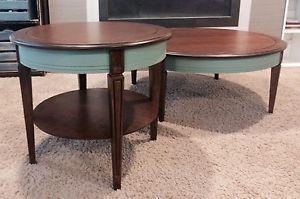 Refinished antique tables