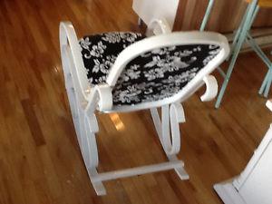 Rocking chair black & white