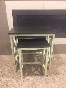 Rustic nesting tables