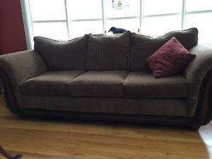 SOLD PPU Large Brown Couch *As Is* FREE
