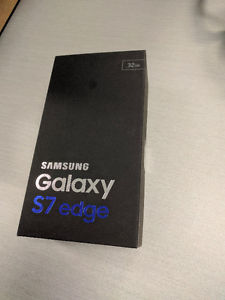 Sealed brand new in box Samsung Galaxy S7 Edge - Black Onyx