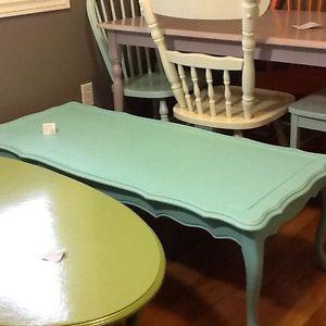 Tiffany blue coffee table