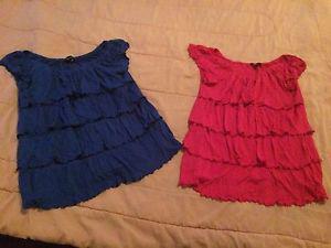 Two size medium tops