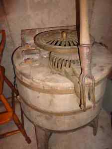 antique T.Eaton wooden washing machine