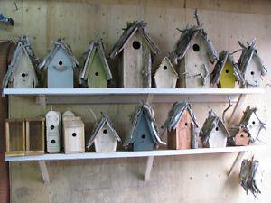 Driftwood Bird Houses