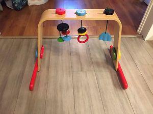 Ikea Baby gym LEKA, birch, multicolor