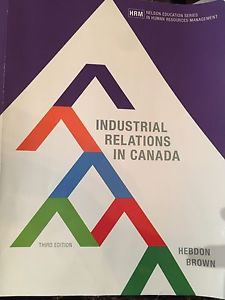 Industrial relations textbook MUN. Busi 